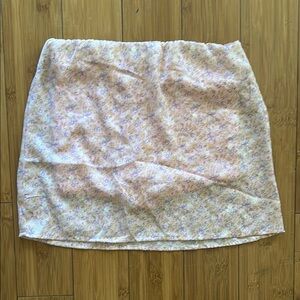 Junior Art Class Floral Cream Skirt